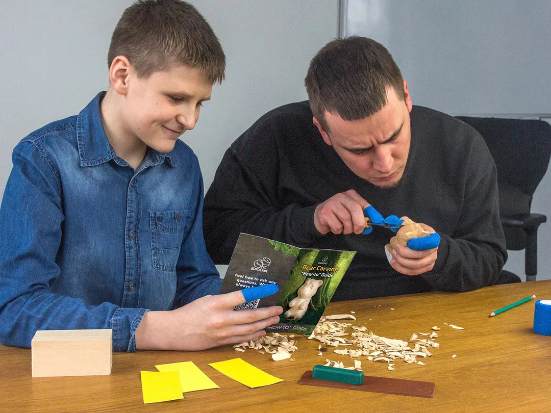 Bjørn Treskjæresett med alt Inkludert - Pakke - Game-On.no