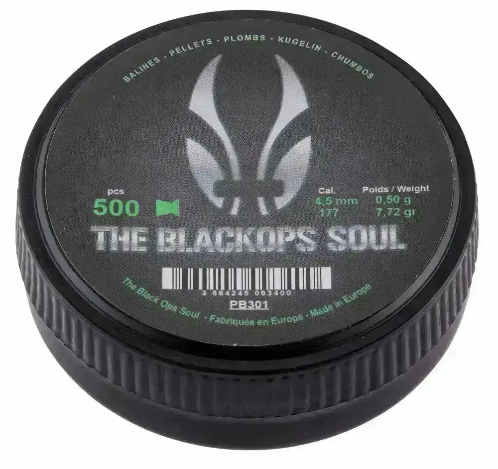 BO - Flate Kuler / Pellets til 4.5mm Luftvåpen - 500stk - Game-On.no