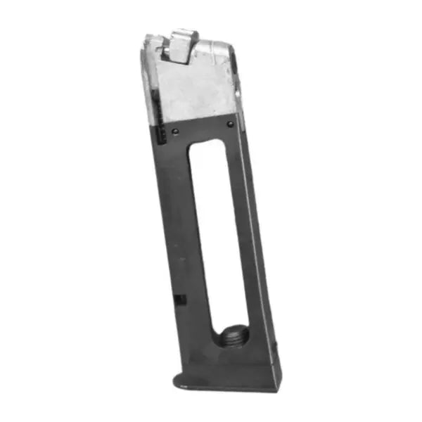 Borner 1911 CO2-magasin 4.5mm, sølv øvre del og sort nedre del