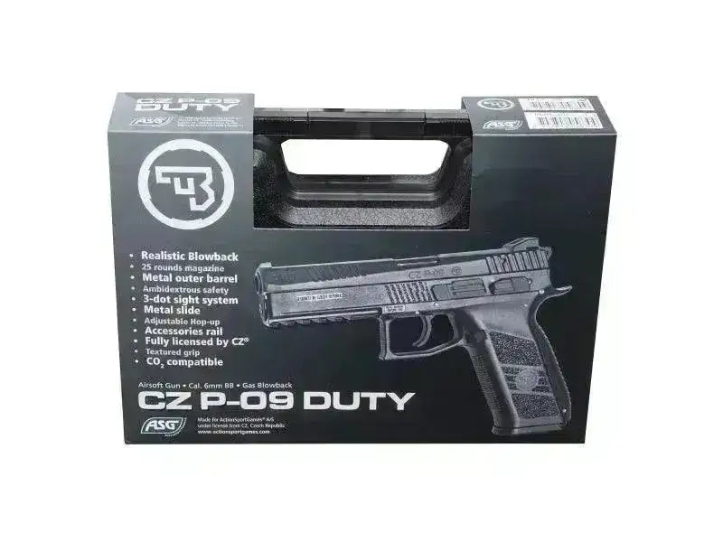 CZ P-09 Gass Softgun inkl. Koffert - GBB - Game-On.no