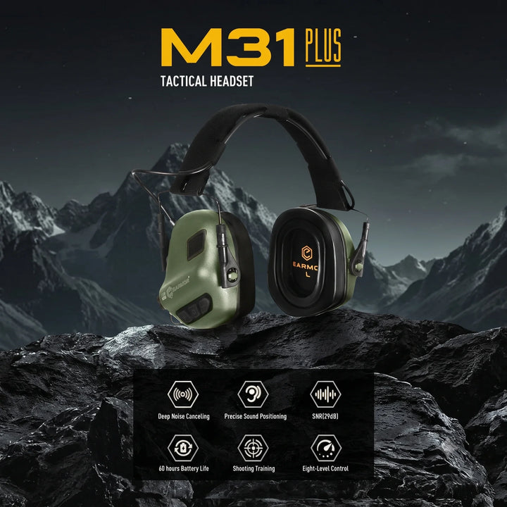 Earmor M31 Plus Aktivt Hørselsvern