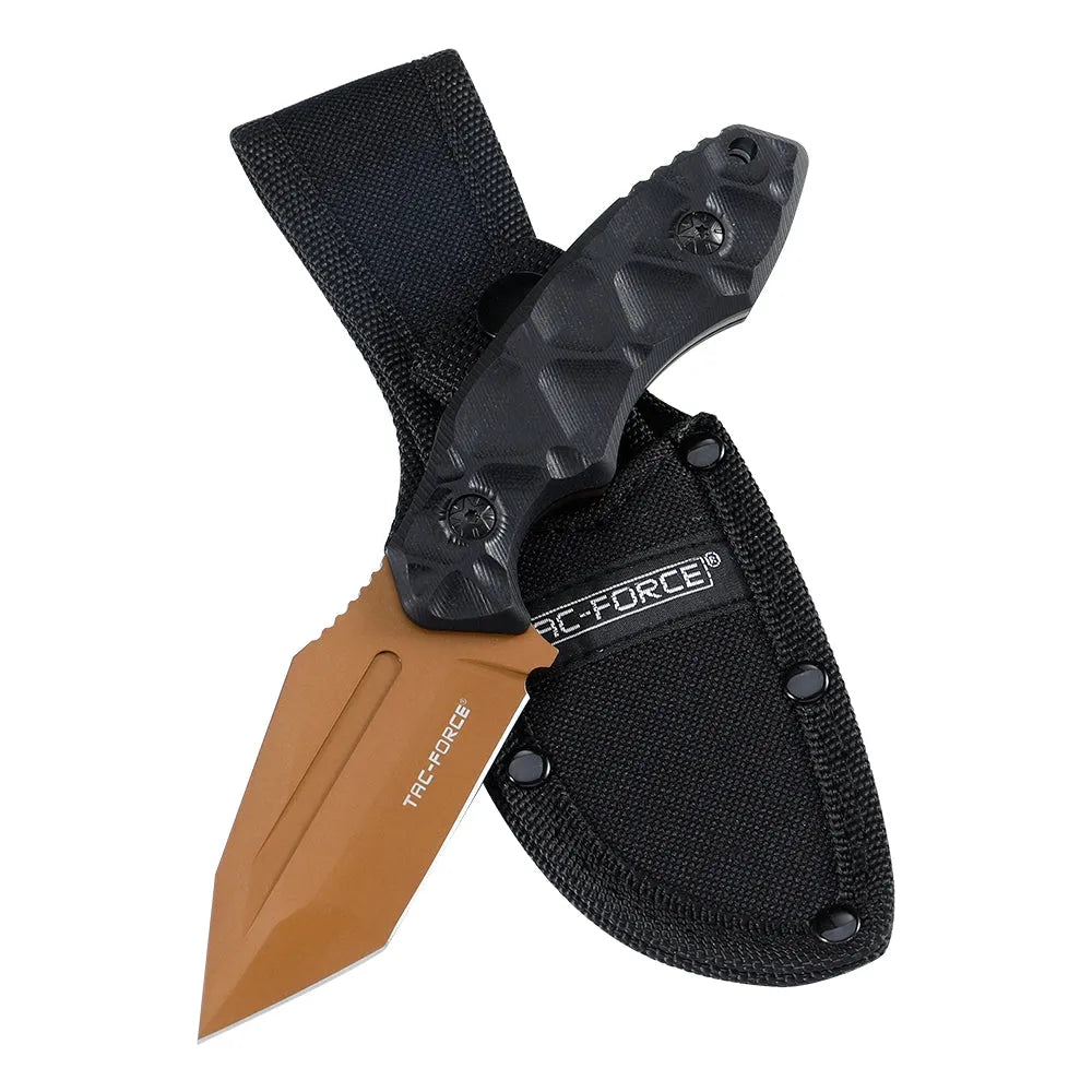 Full Tang Kniv med Forsterket Nylon Grep - Slire Inkludert - Game-On.no