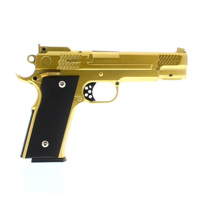 Galaxy - M945 (G20) Gold Fjærdrevet Softgun Pistol - Full Metall