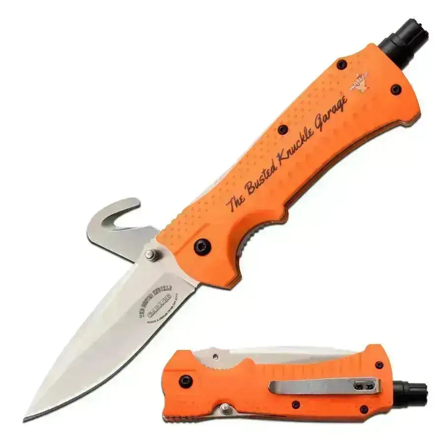 Garage Linerlock Foldekniv med Beltekutter og Ruteknuser - Game-On.no