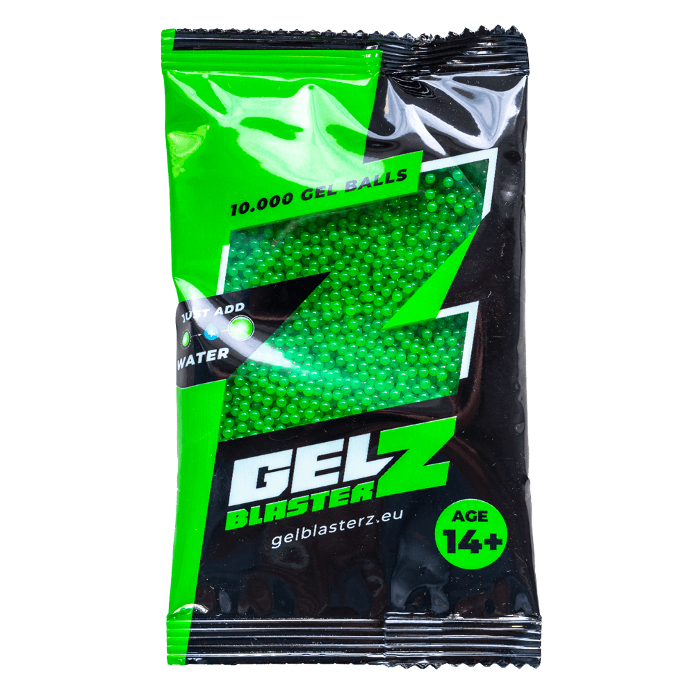 Gelbälle - Gel Blasterz - Grün - 10.000 Stk