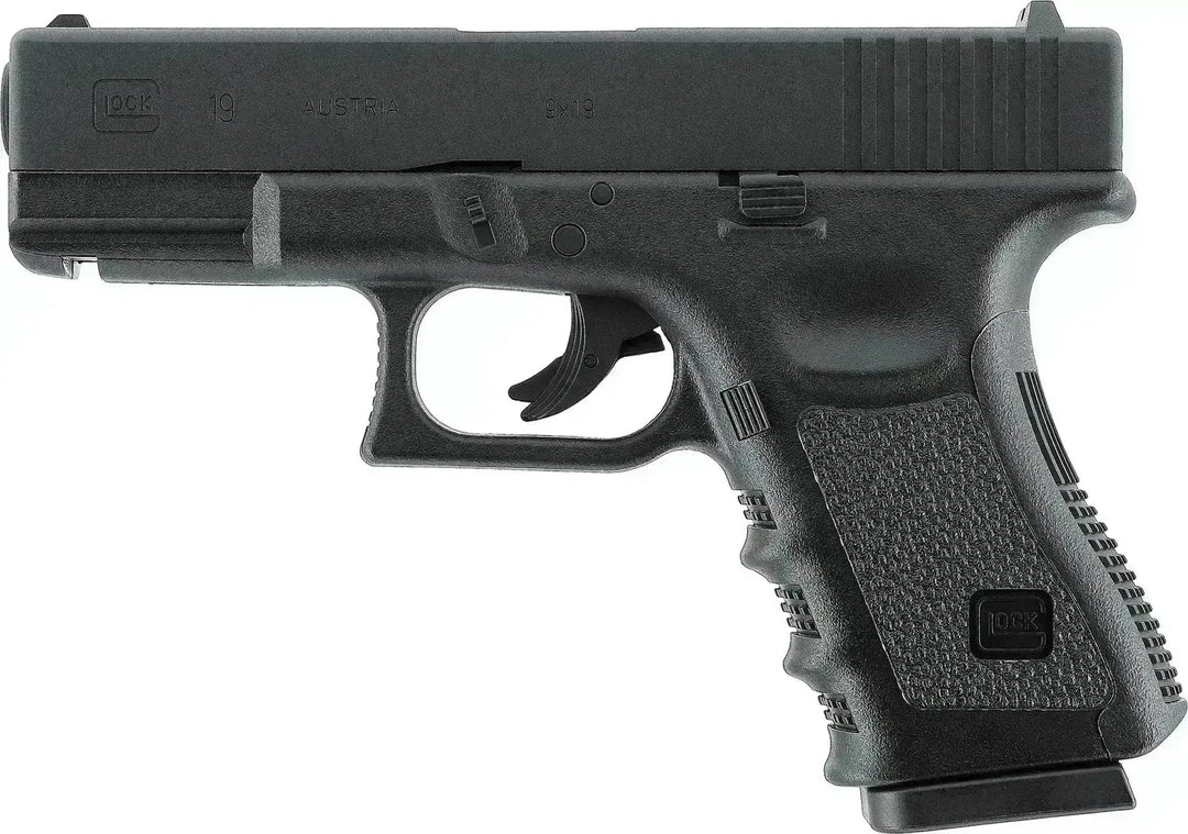 Glock 19 Co2 Airsoft Uten Blowback GNB - Pakkesett - Game-On.no