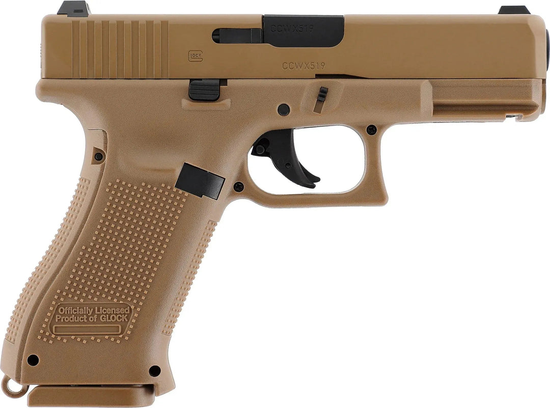 Glock 19X FDE - 4.5mm Luftpistol - Game-On.no