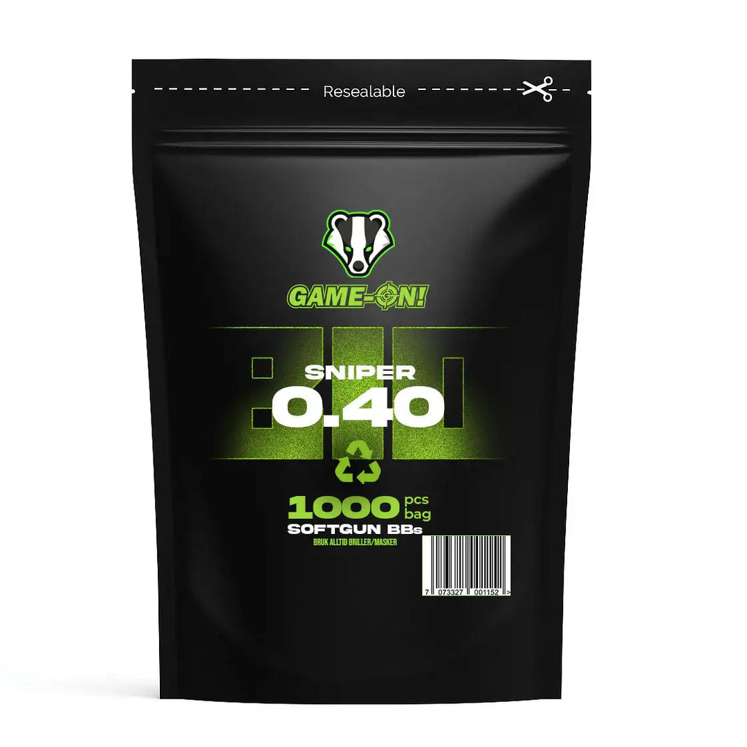 GO! Sniper BIO kuler - 0.40g - 1000stk - Game-On.no