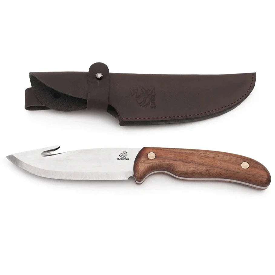 GTK1 – Hunting knife with leather sheath