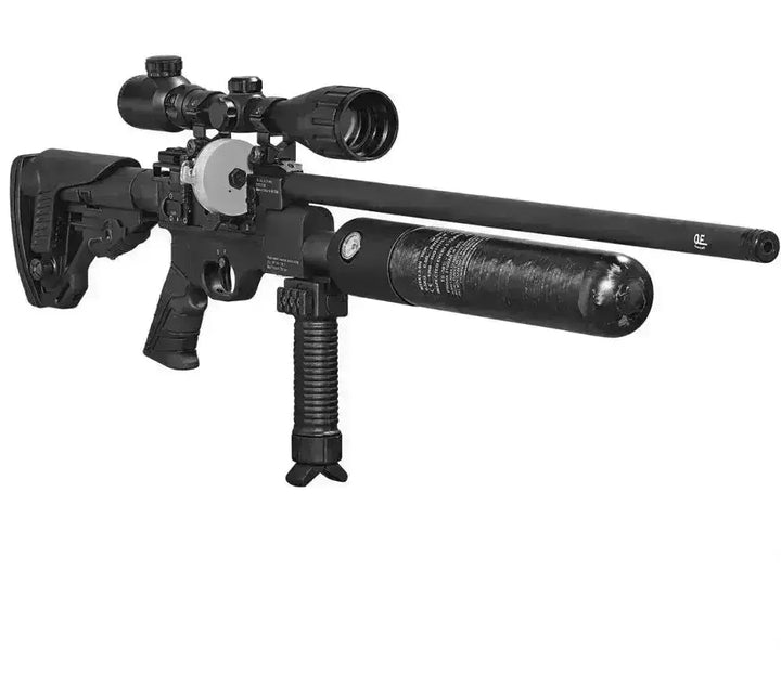 Hatsan Factor RC - 4.5mm PCP Luftgevær - Svart 10 Joule Regulert - Game-On.no