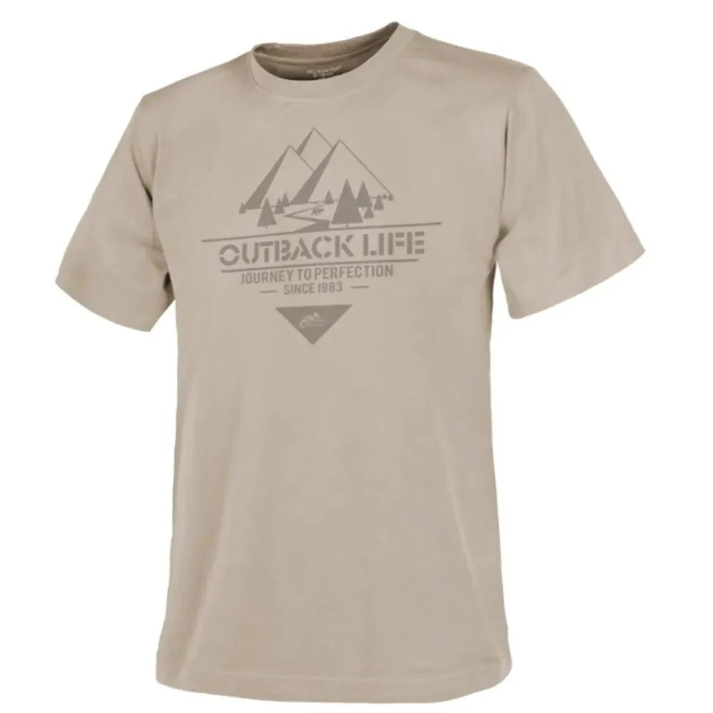 Helikon Tex - Outback Life T-Skjorte - Khaki - gameon.eu