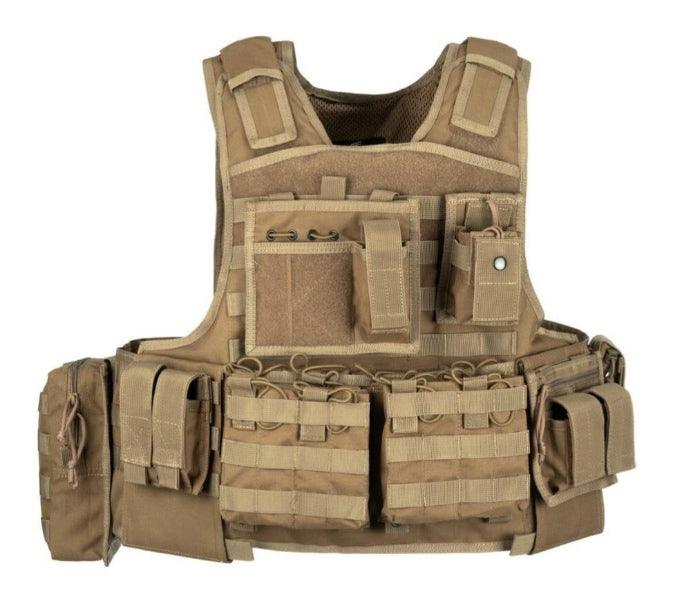 Invader Gear - Mod Carrier Combo - Ferdig Stridsvest - Tan - Game-On.no