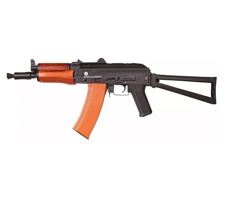 Kalaschnikow – Elektrische Softgun AKS74U – Metall/Holz-PAKET