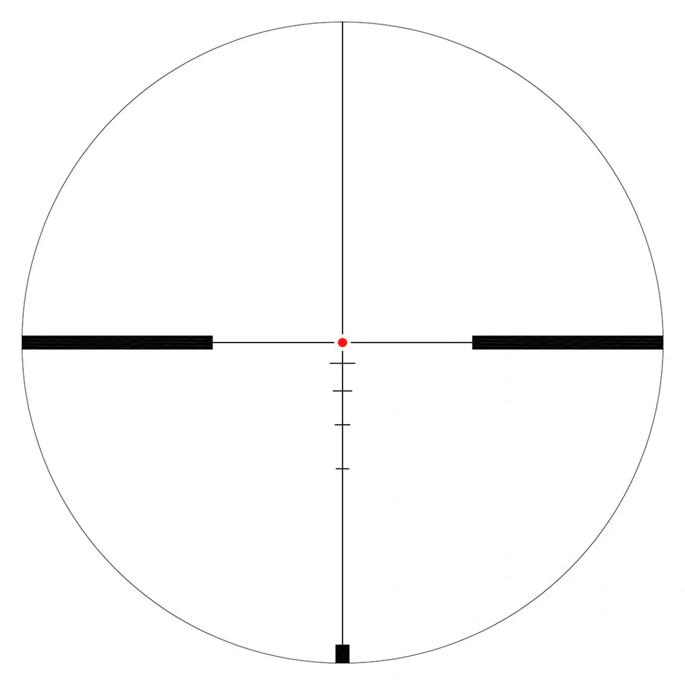 Keck Precision Kikkertsikte ED 1-6x24 SFPIR LPVO 30mm – Belyst retikkel, IPX7