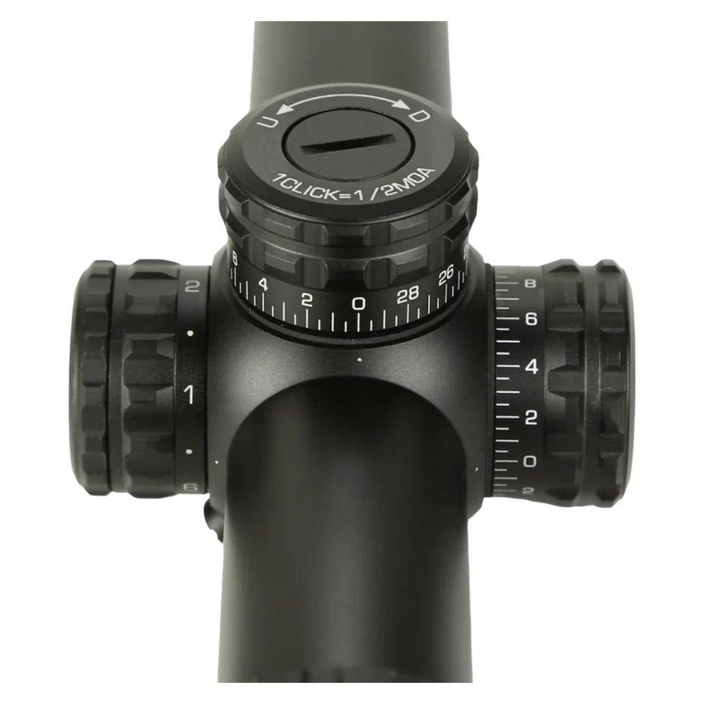 Keck Precision Kikkertsikte ED 1-6x24 SFPIR LPVO 30mm – Belyst retikkel, IPX7