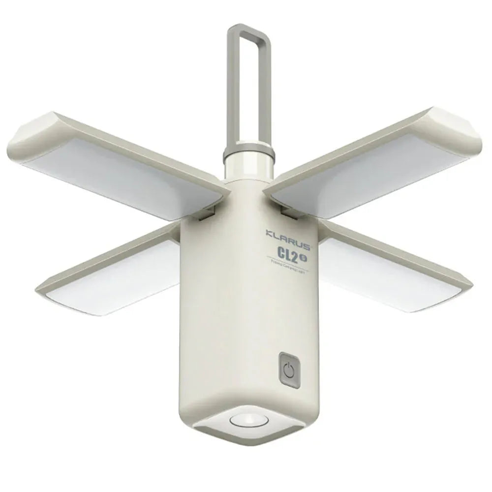 Klarus - CL2 Hvit - Oppladbar Turlykt med Oppheng - 750 Lumen - Game-On.no