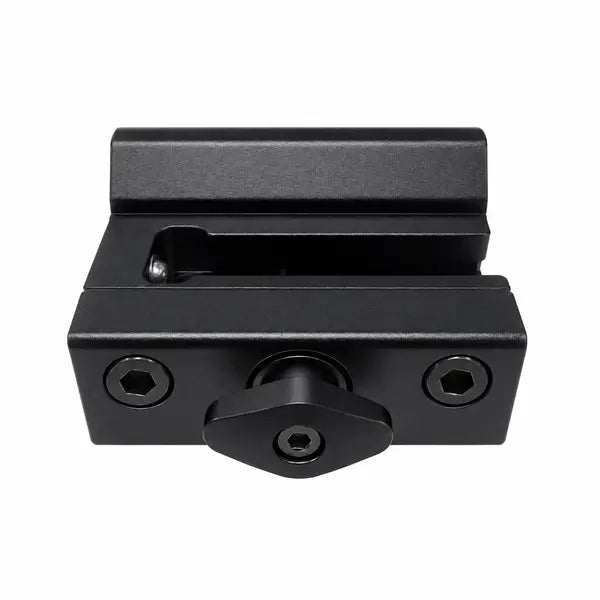Klarus Picatinny Adapter 21mm, front med låseknott og skruer
