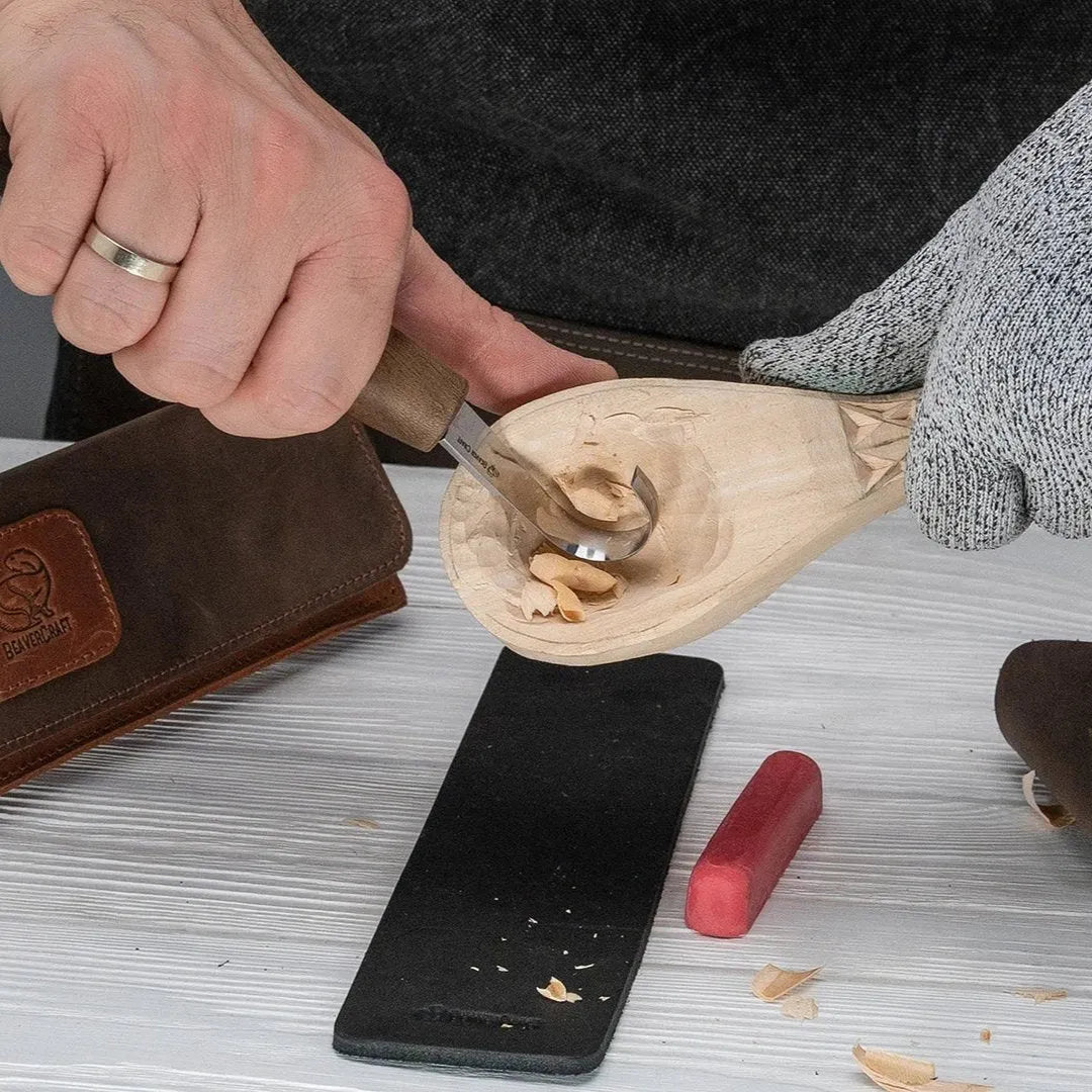 Knivsett med Skinnetui - Skjekniv Spikkekniv - Game-On.no