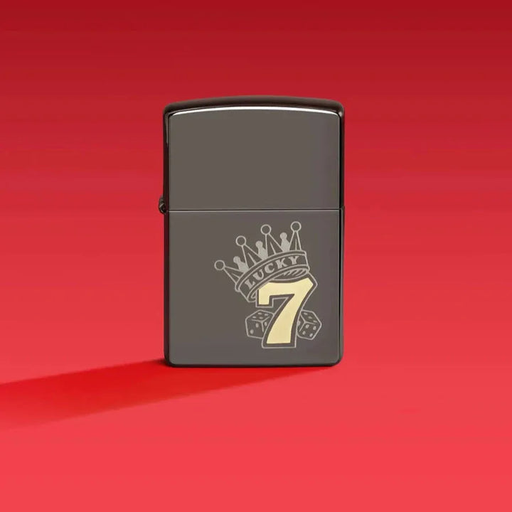 Lucky 7 Motiv - Lighter - Game-On.no