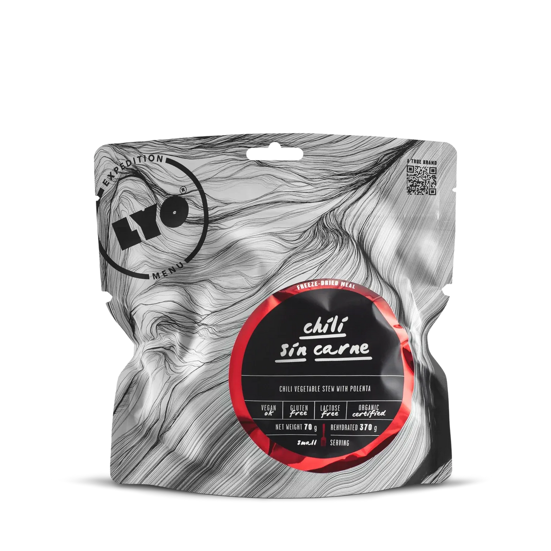 LYOFOOD Chili sin carne – Vegetarisk turmat for ekspedisjon - Game-On.no