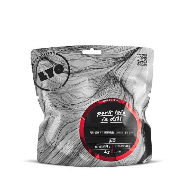 LYOFOOD Svinefilet i dillsaus – Kraftig middag med naturlige ingredienser - Game-On.no