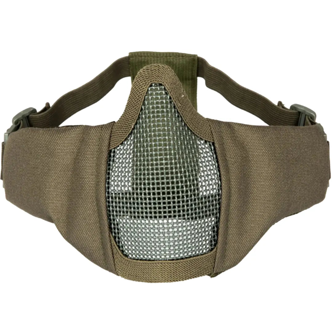 Mesh Maske med Kinnpute - Ranger Green - Game-On.no