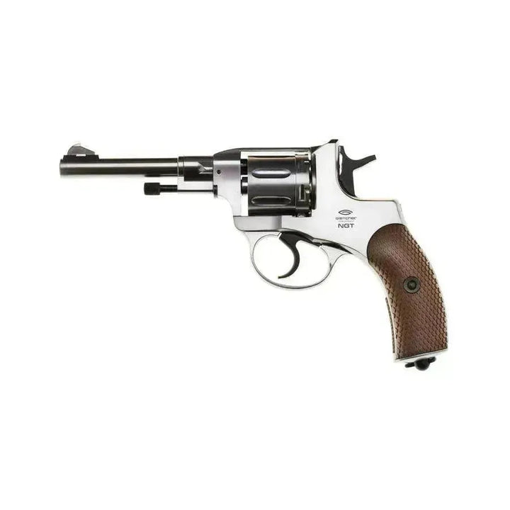 Nagant M1895 - Full Metall CO2 Drevet Revolver - 4.5mm BB - Game-On.no