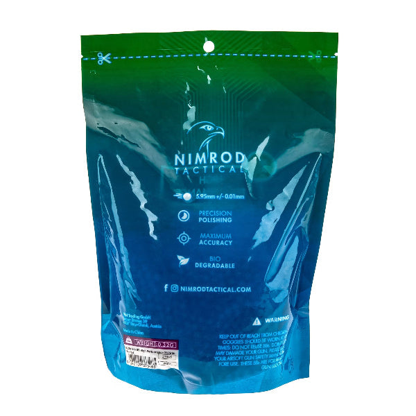 Nimrod - 0.32g Bio Softgunkuler High Performance - 3125stk