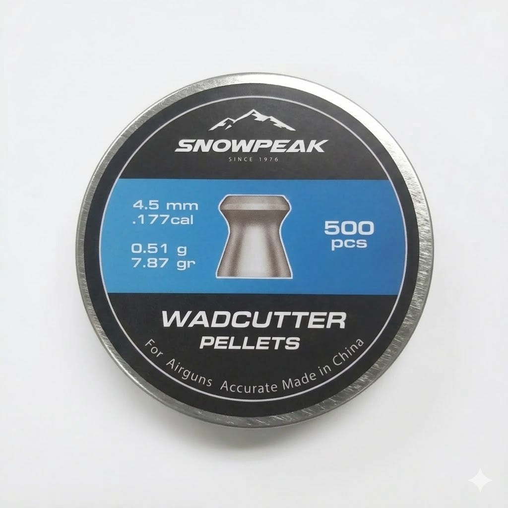 Snowpeak - Wadcutter Pellets - 7.87gr / 0.51g - 500stk