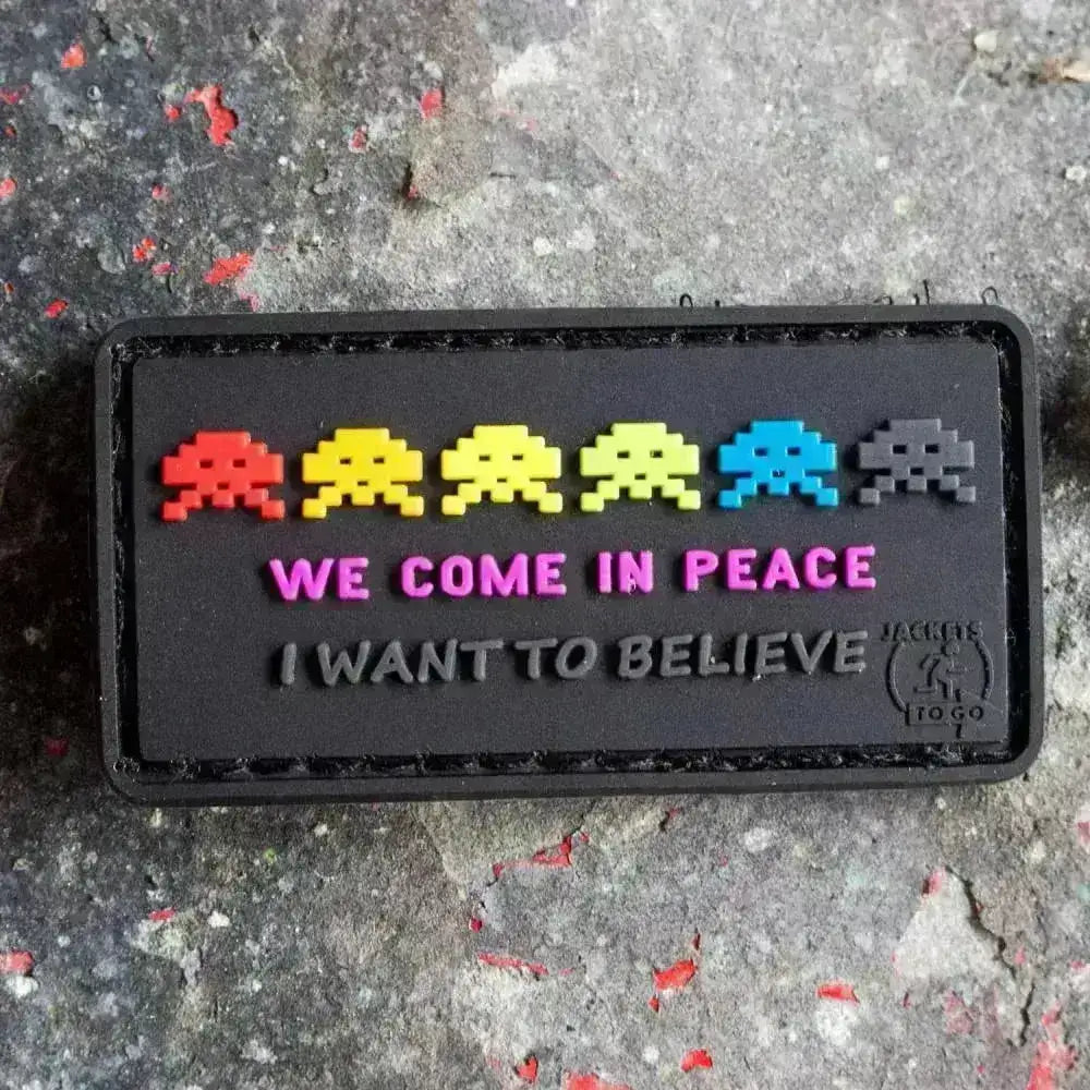 Patch - Alien Invasion Rubber - Color - Game-On.no