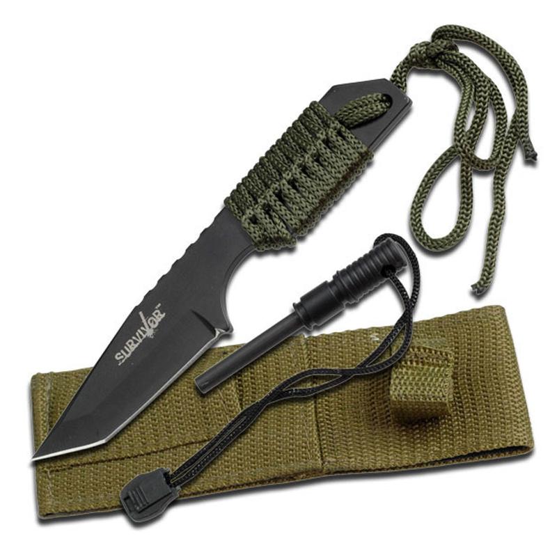 Survivor Outdoormesser mit Feuerstarter