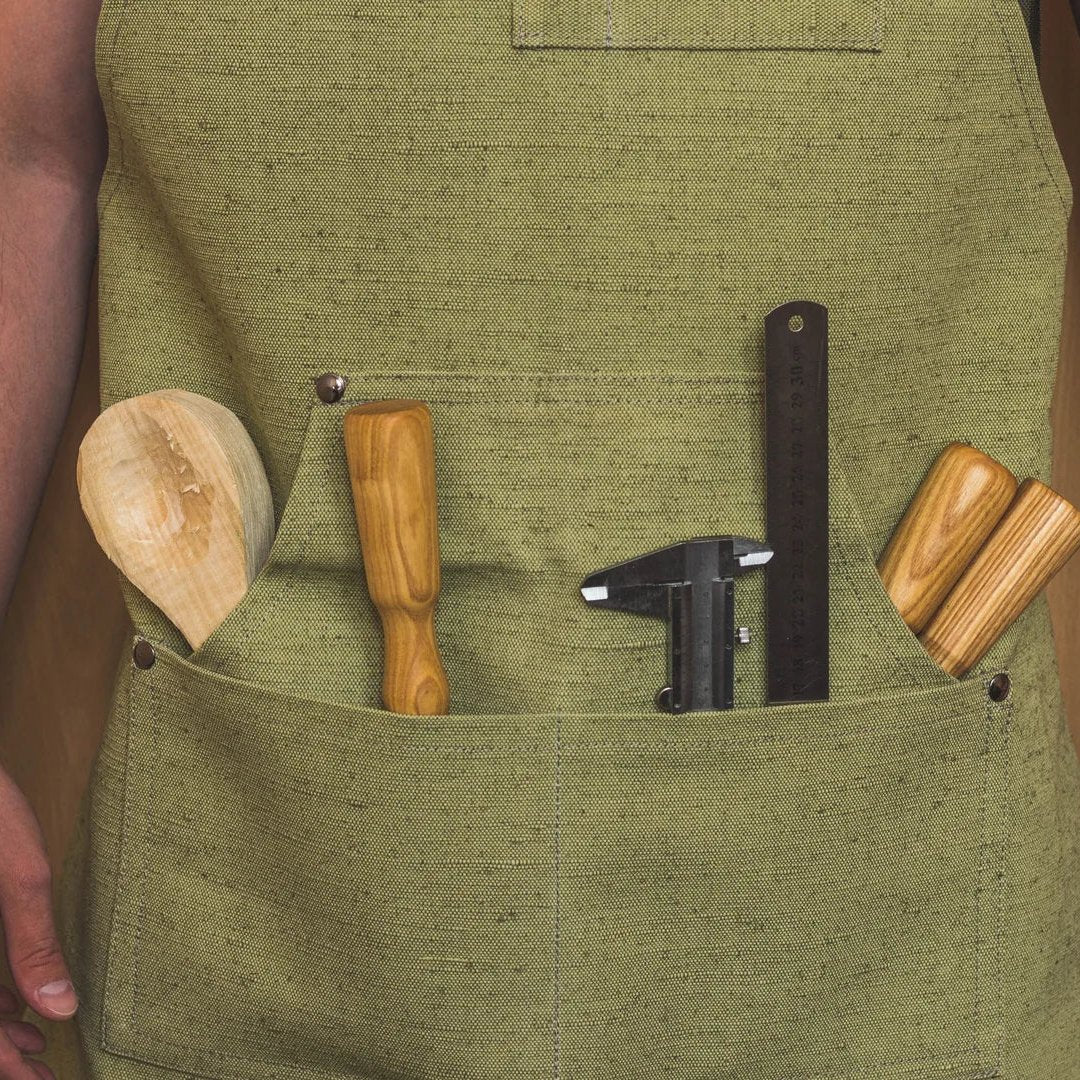 Canvas Apron - Green Canvas