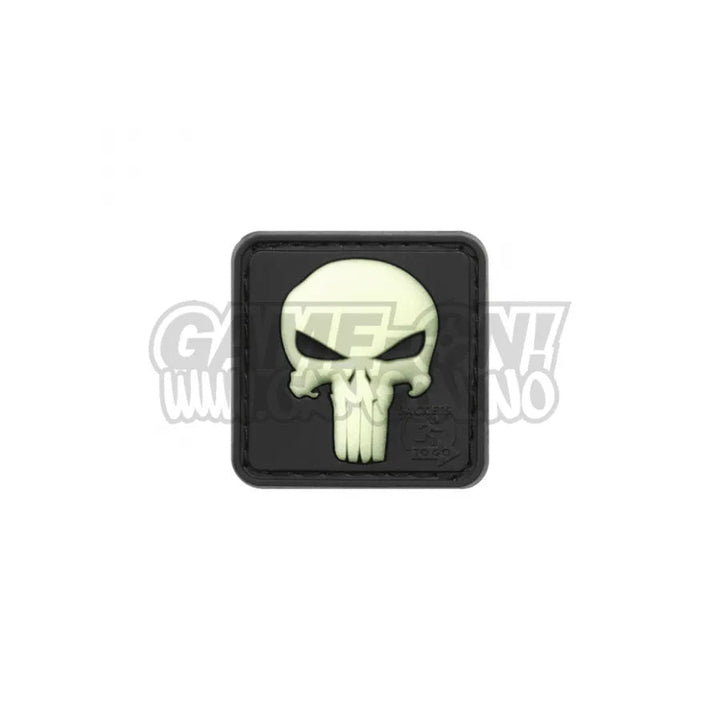 Punisher Patch - Lyser i Mørket - Game-On.no