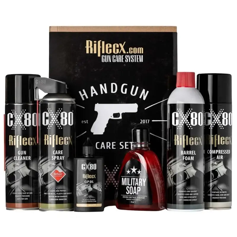 RifleCX Handgun Set – Komplett rengjøringssett for håndvåpen - Game-On.no