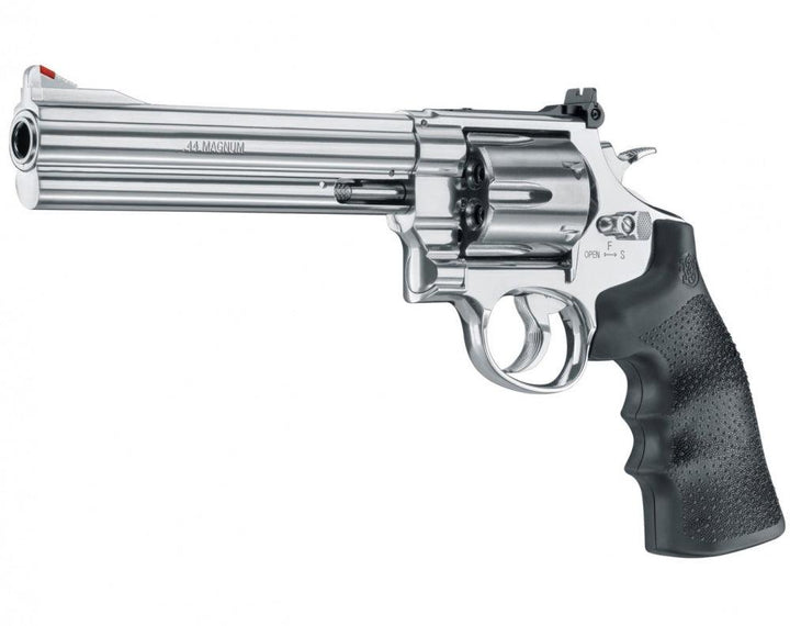 S&W - 629-6.5 CO2 Drevet - 4.5mm BB Revolver - Sølv - gameon.eu