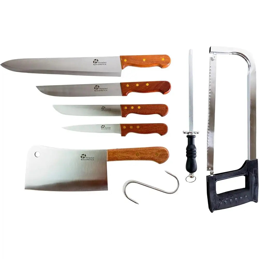 Slaktesett i Koffert - 7 Deler + Kroker - Game-On.no