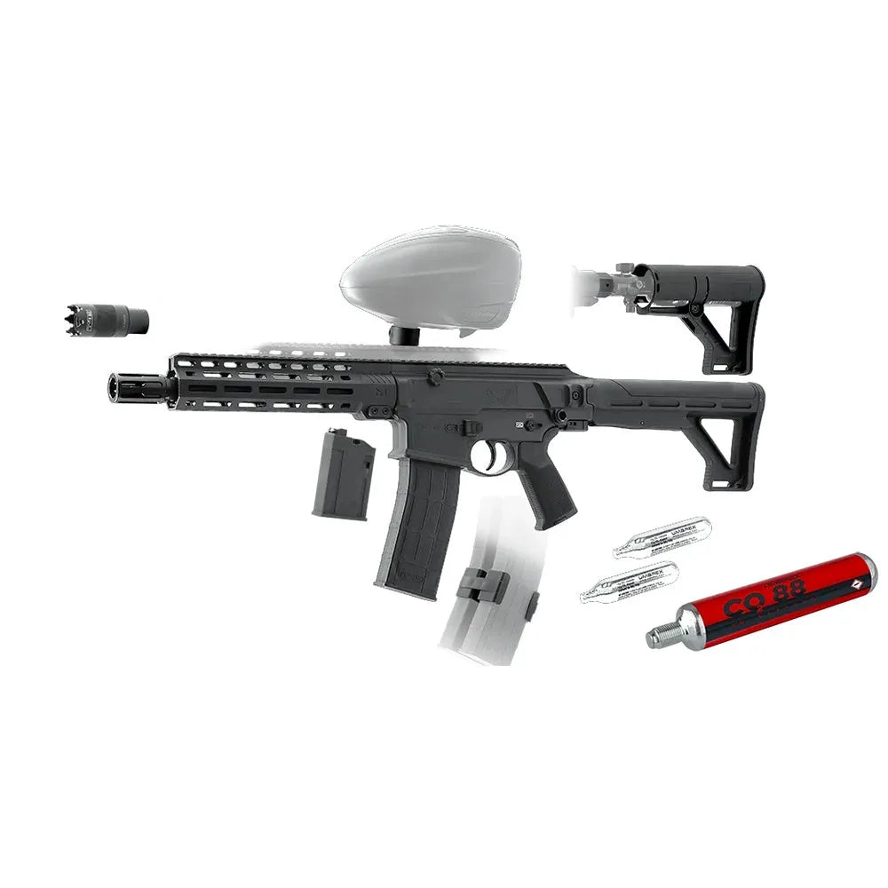 T4E - TC 68 Full Auto Mag Fed Paintballmarkør - 16 Joule - Game-On.no