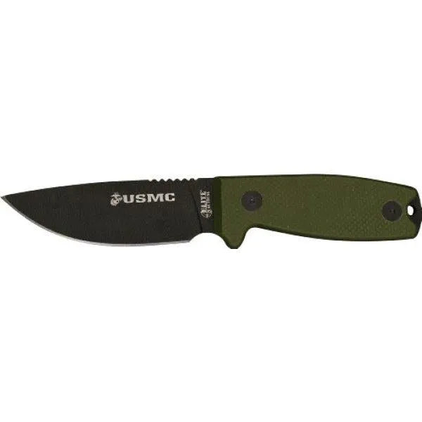 USMC Elite - Taktisk Kniv med Slire - Grønn - Game-On.no