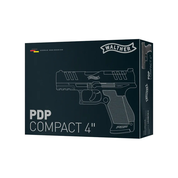 Walther - PDP Compact 4” - CO2 Drevet Luftpistol med Blowback - 4.5mm BB - Game-On.no