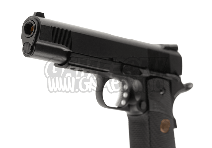 WE - 1911 MEU Gassdrevet Softgunpistol - Svart - gameon.eu