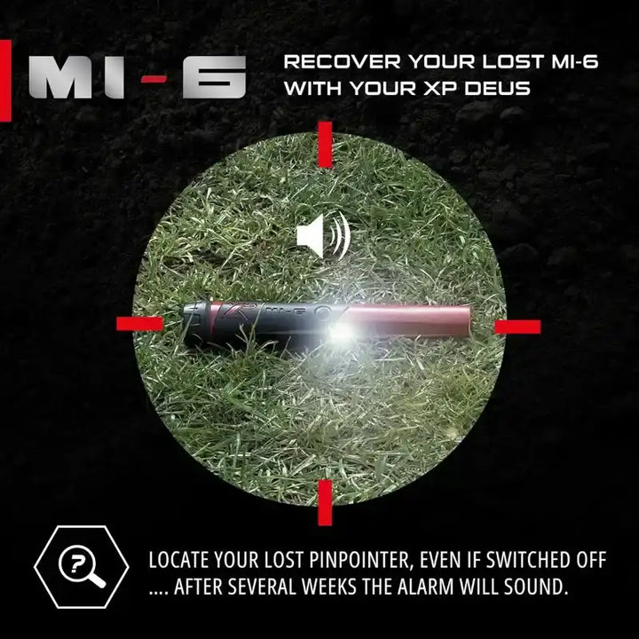 XP - MI-6 Pinpointer - Vanntett Finsøker med Trådløs Kobling - Game-On.no