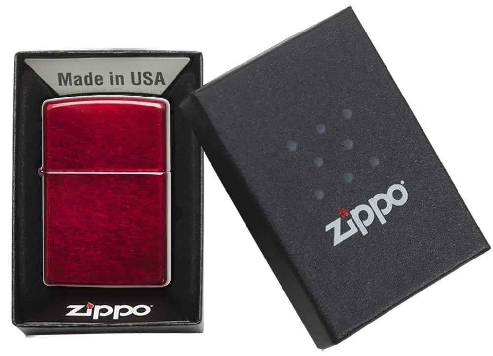 Zippo - Classic Candy Apple Red - Game-On.no