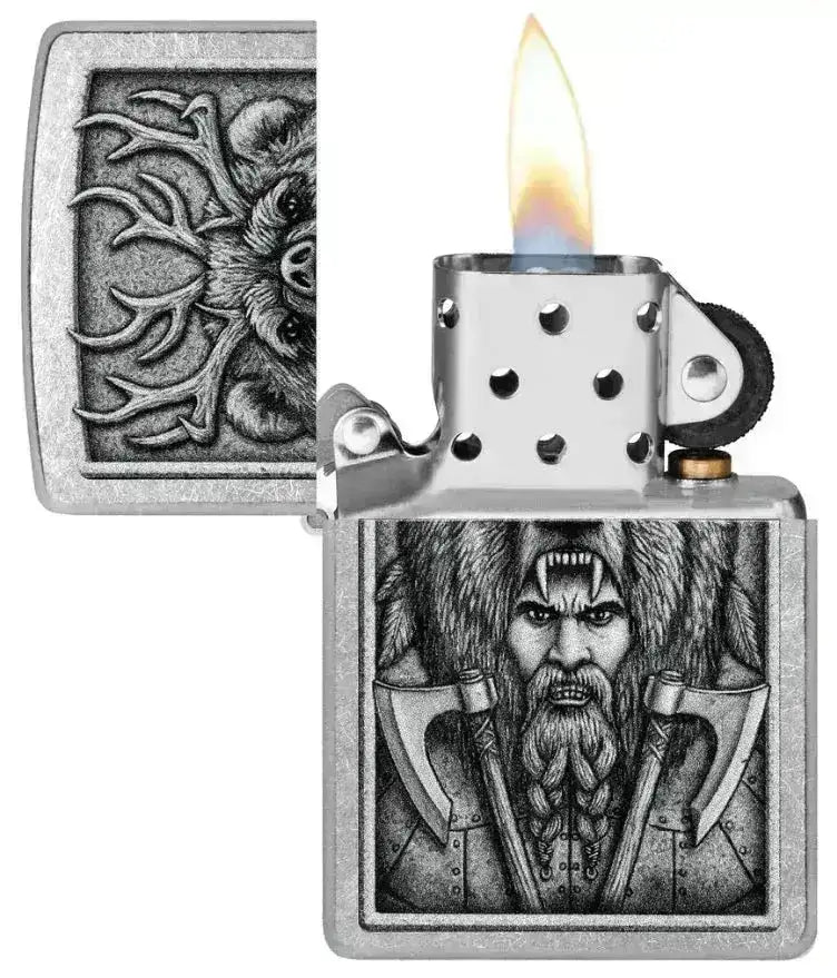 Zippo Lighter - Barbar Motiv - Game-On.no