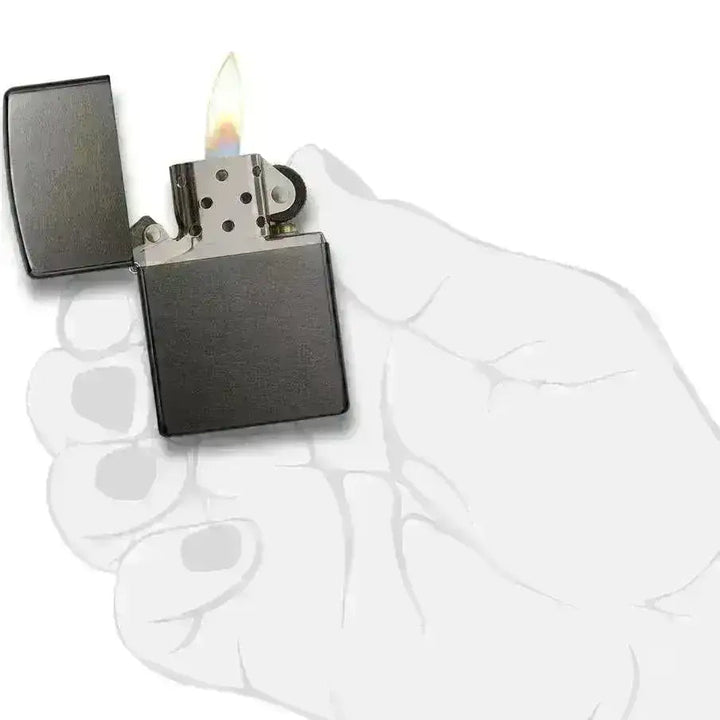 Zippo Lighter - Classic Gray - Game-On.no