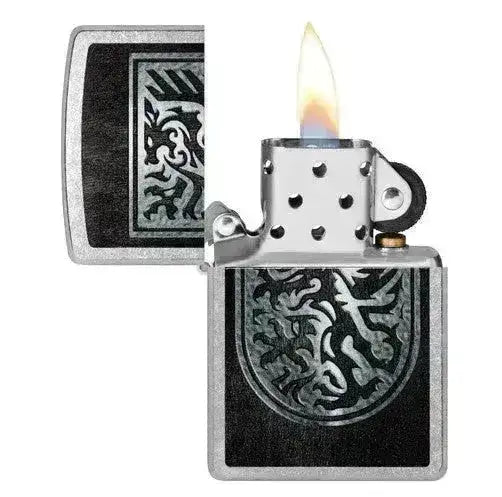 Zippo Lighter - Drage Våpenskjold - Game-On.no