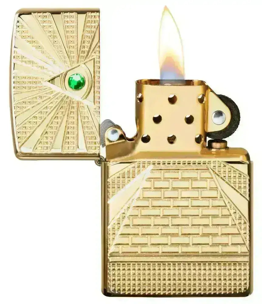 Zippo Lighter - Eye of Providence Design - Game-On.no