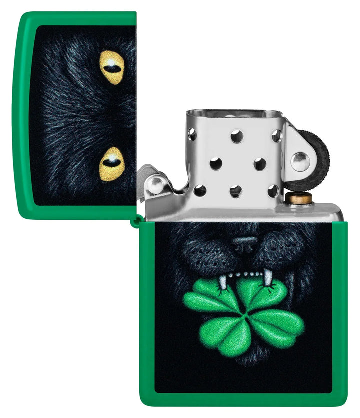 Zippo Lighter - Feline Lucky Design - Game-On.no
