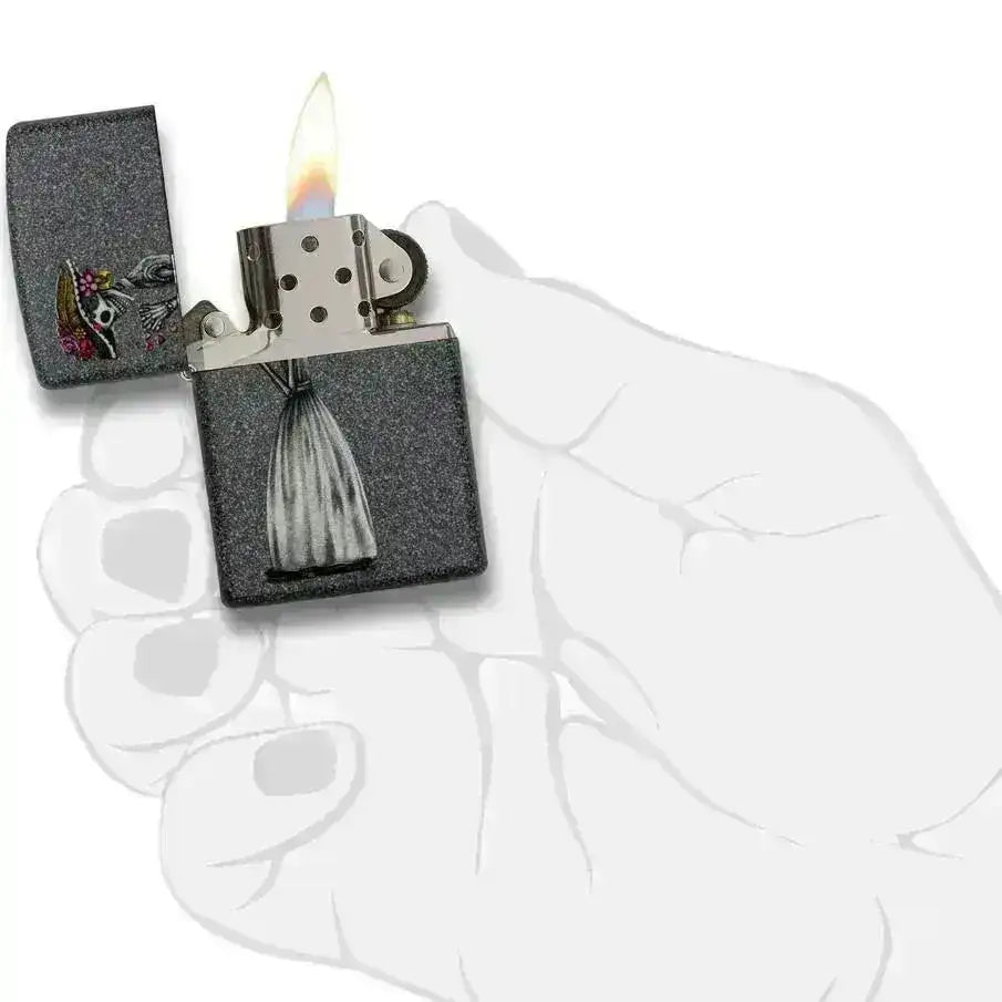 Zippo Lighter - Iron Stone Couple - 2stk - Game-On.no