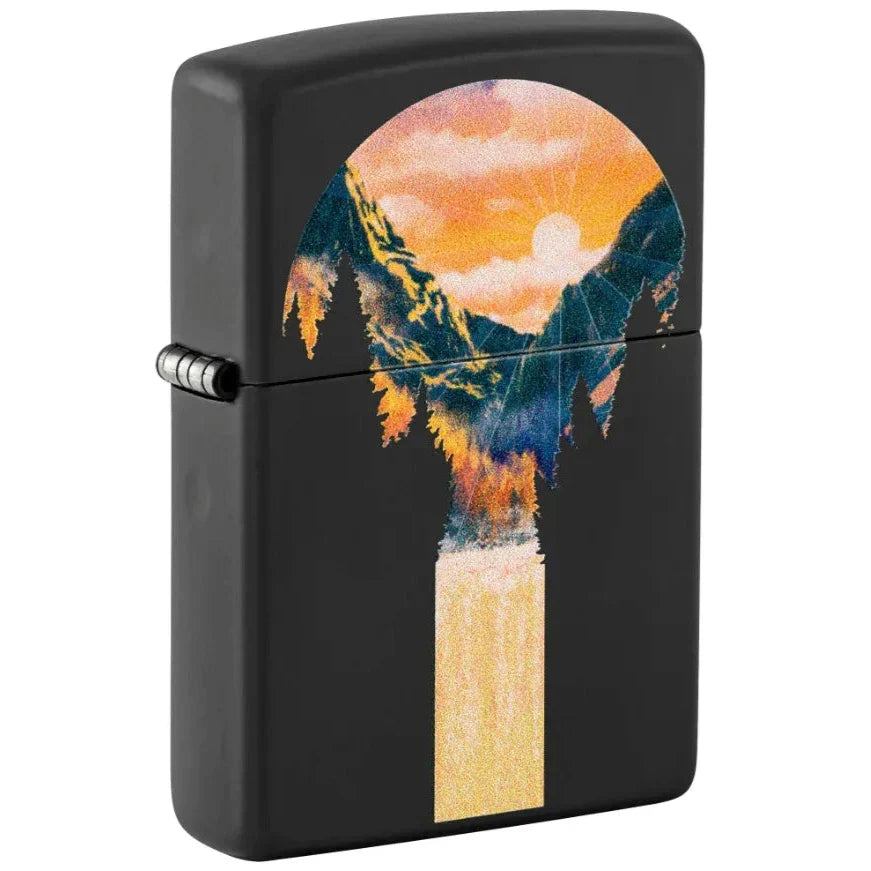 Mountain Waterfall Design - Lighter