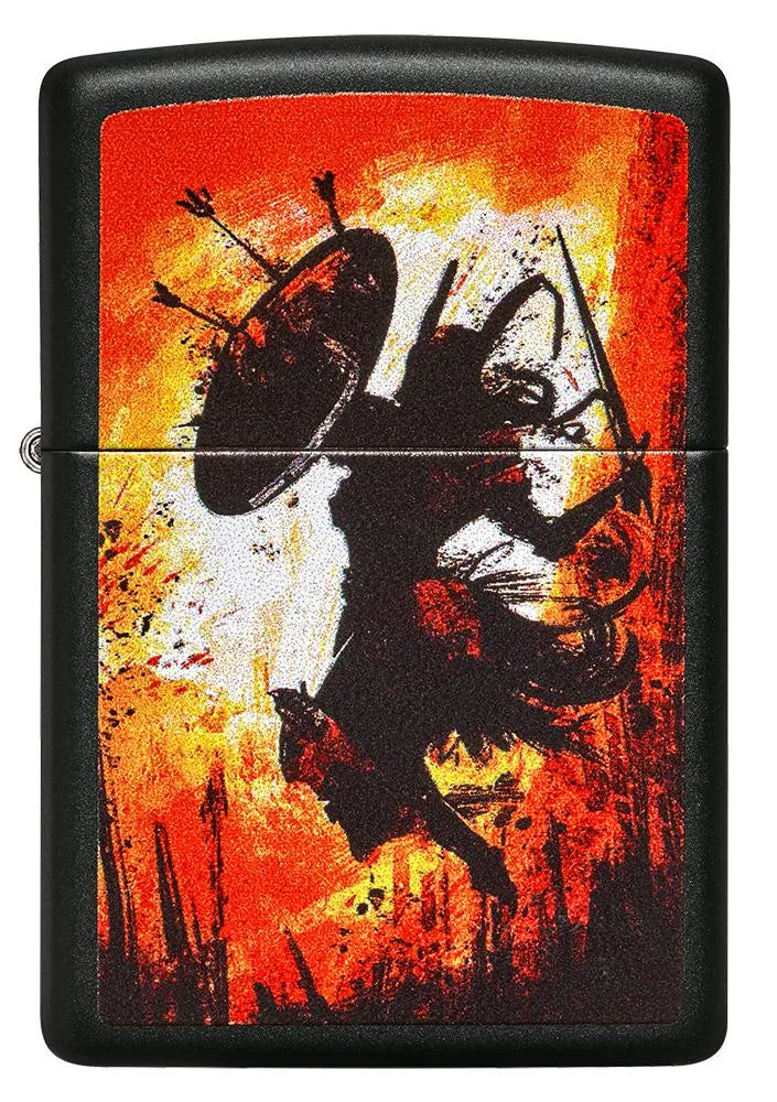 Zippo - Warrior Design - Game-On.no